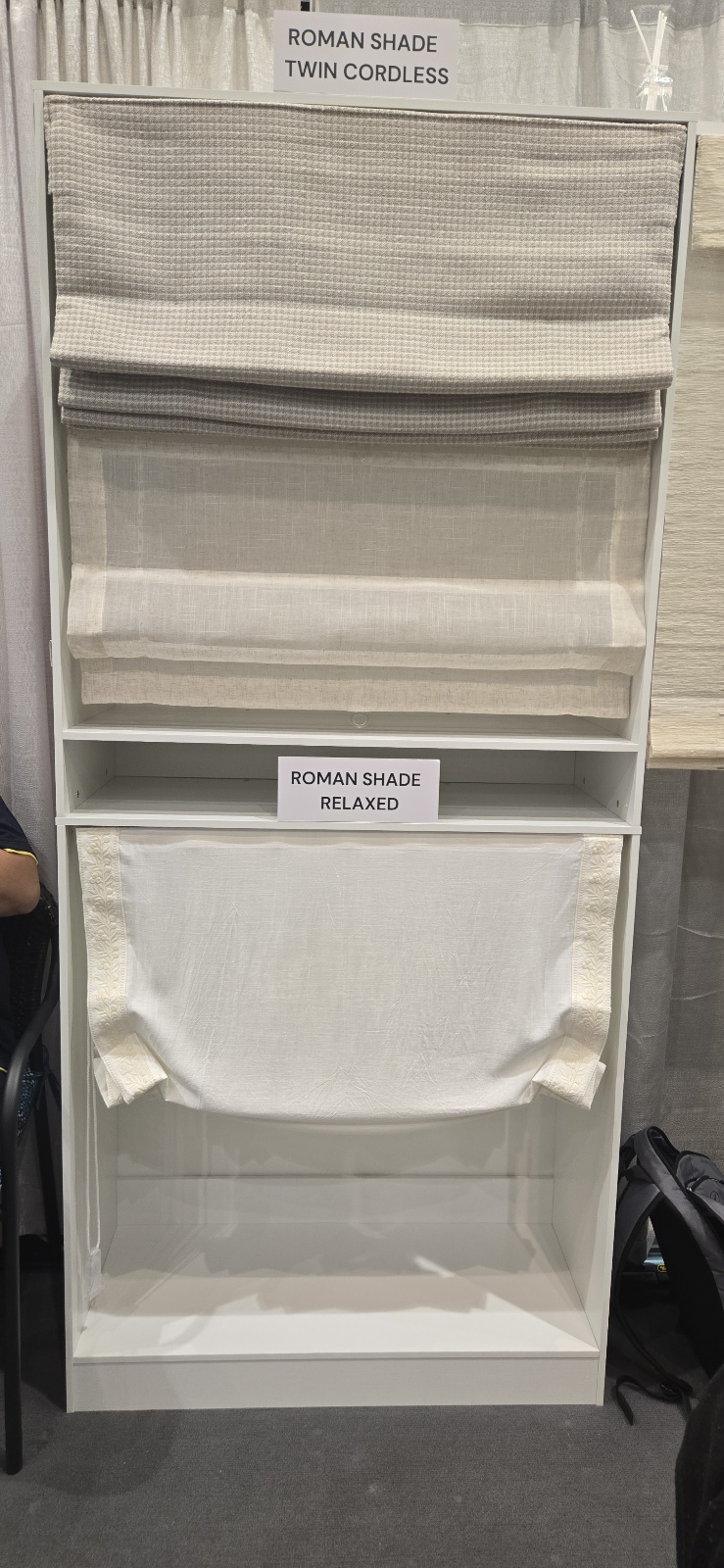 Roman Shade — Twin Cordless & Relaxed